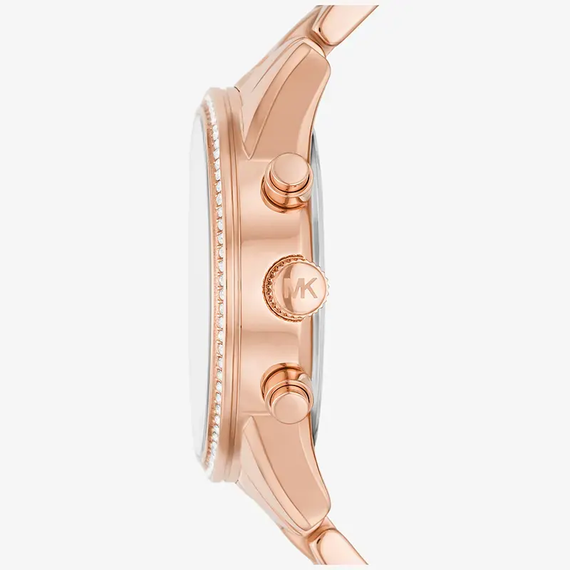 Michael Kors Ritz Rose-Gold Dial Ladies Watch- MK7302